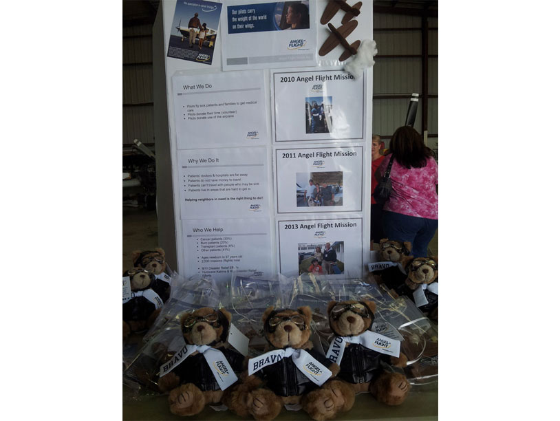 Image of Girl Scouts and Boy Scouts table display