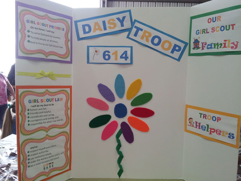 Image of Daisy Troop display